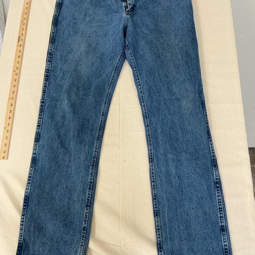 Classic‎ medium wash Wrangler jeans